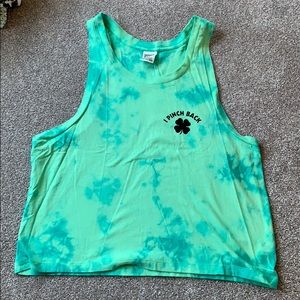 VS Pink: Tye dye crop top